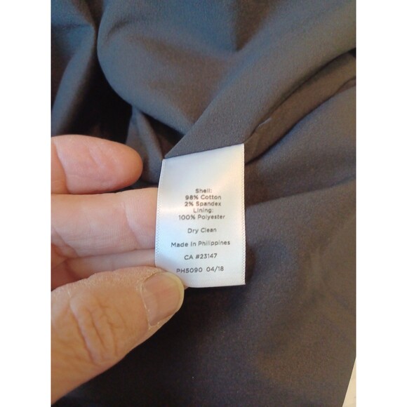 Talbots black/white houndstooth shift dress 16 plus sz sleeveless classic offic - Picture 5 of 10